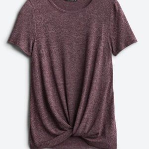 PINK CLOVER Denver Knot Front Knit Top